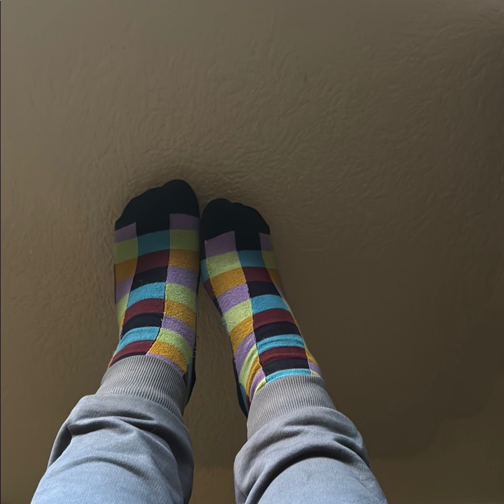 Colorful Striped Casual Socks